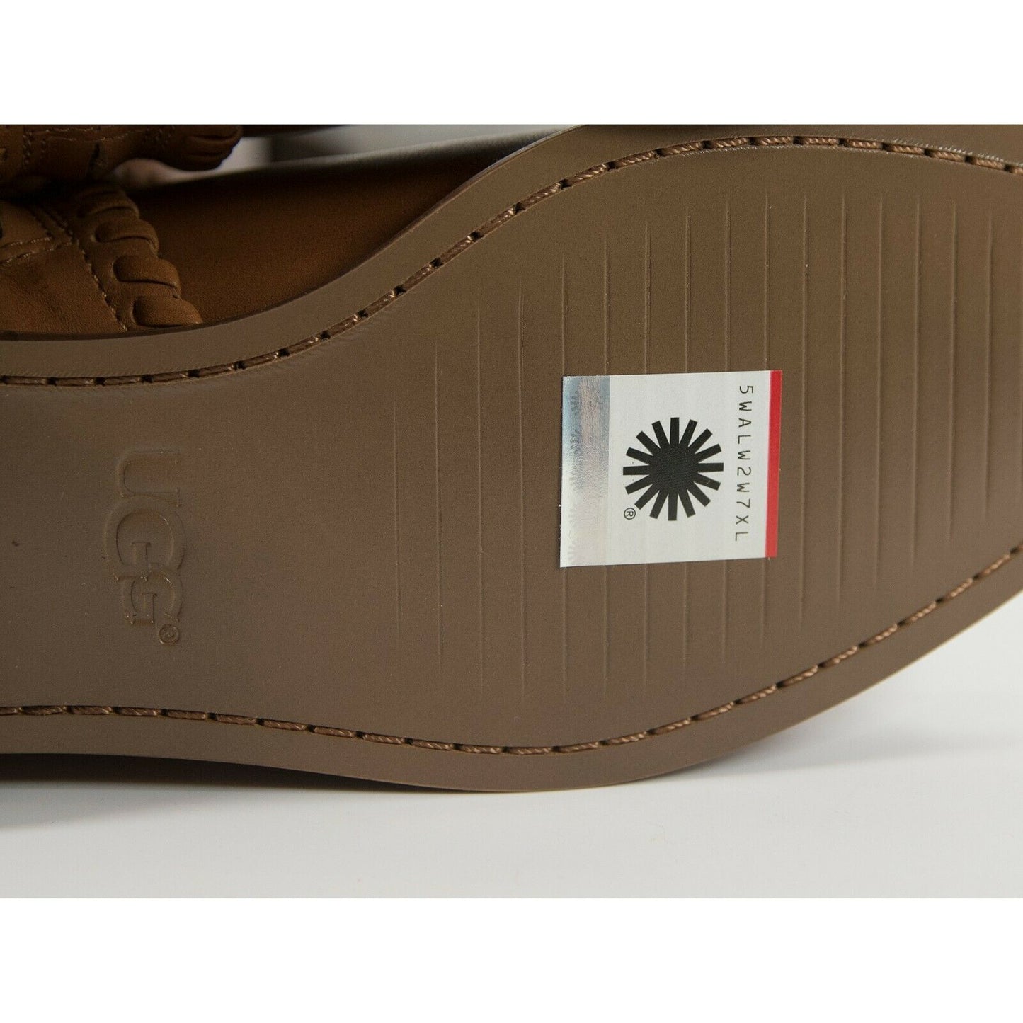 UGG Caramel Leather Gracen Whipstitch Tall Boots Size 6 NIB