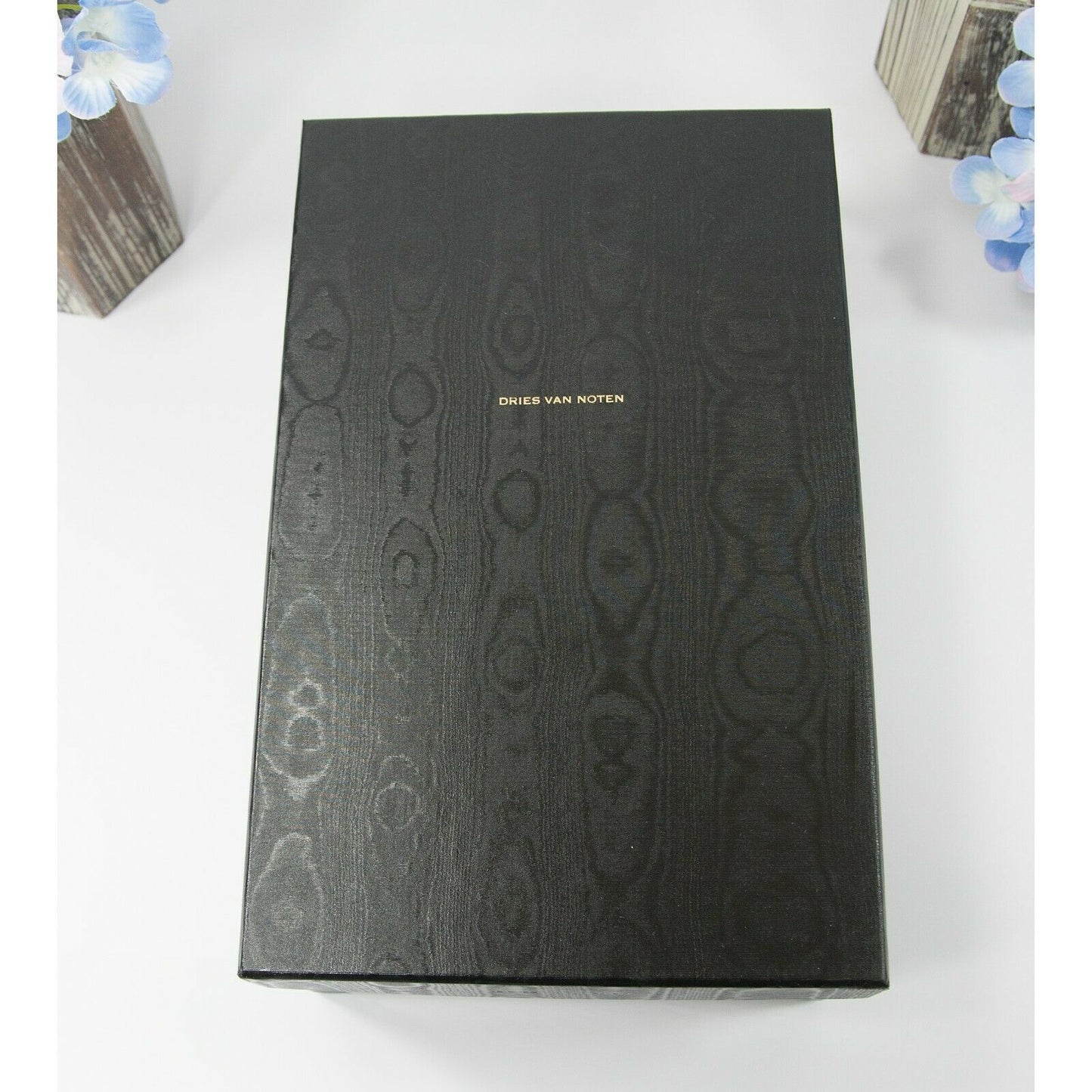 Dries Van Norten Black Calf Leather Cut Out Lug Sole Sandals Size 39.5 9.5 NIB