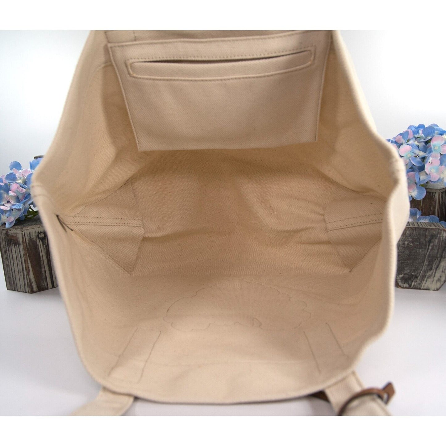 Michael Kors Canvas Heart The Michael Leather Trum Travel Tote Bag NWT