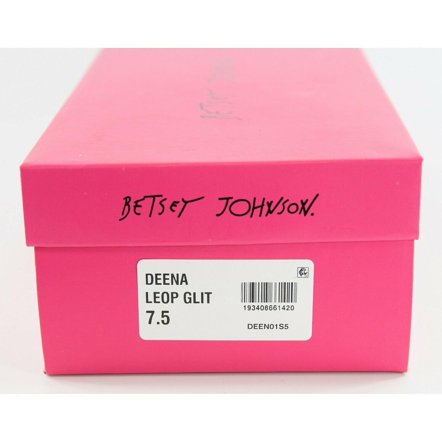 Betsey Johnson Deena Gold Leopard Ankle Strap Chunky Block Heels 7.5 NIB