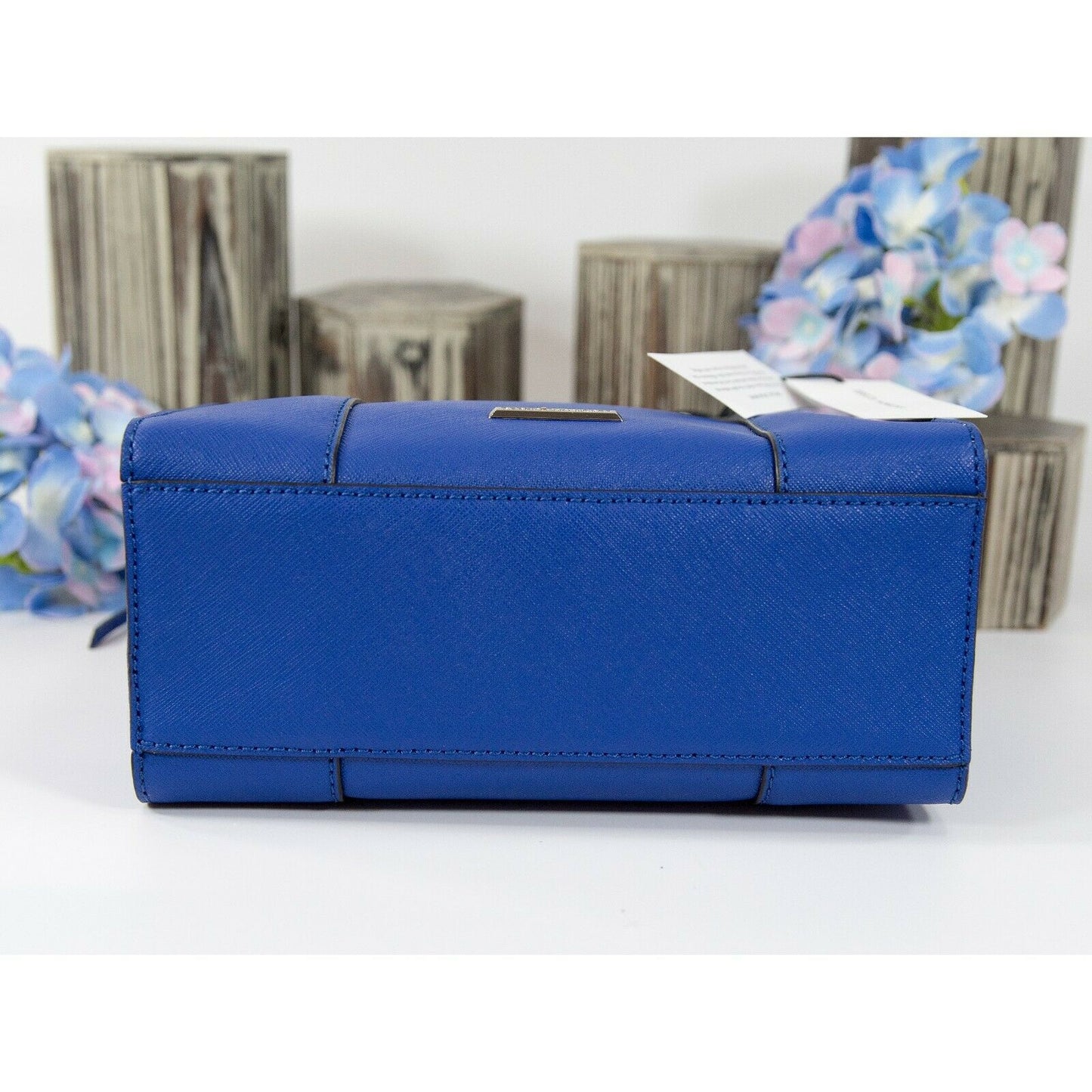 Rebecca Minkoff MAB Bright Blue Saffiano Leather Mini Tote NWT