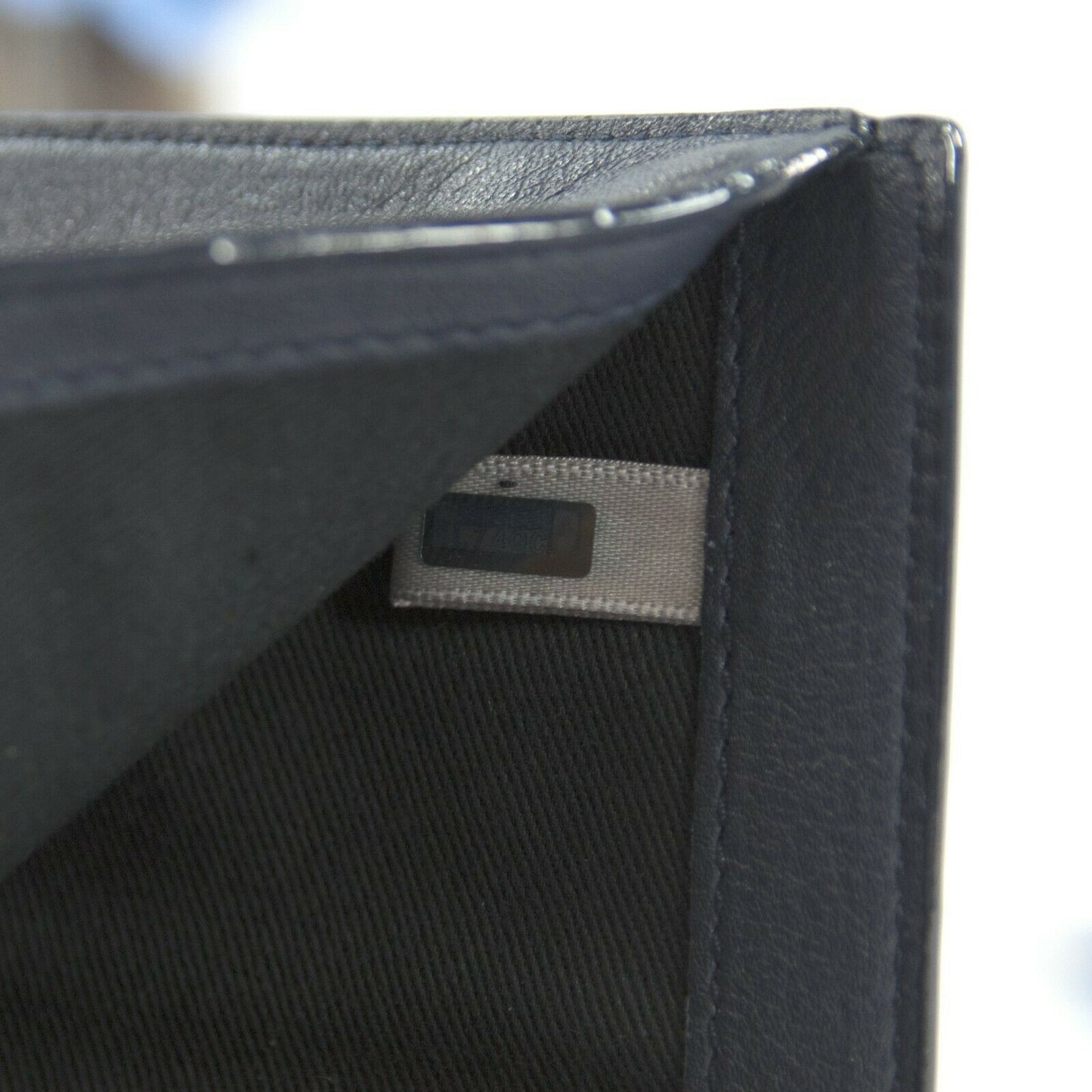 Jimmy Choo Cheri Cosmos Leather CZ Jewel Card Holder Small Trifold Wallet NWT