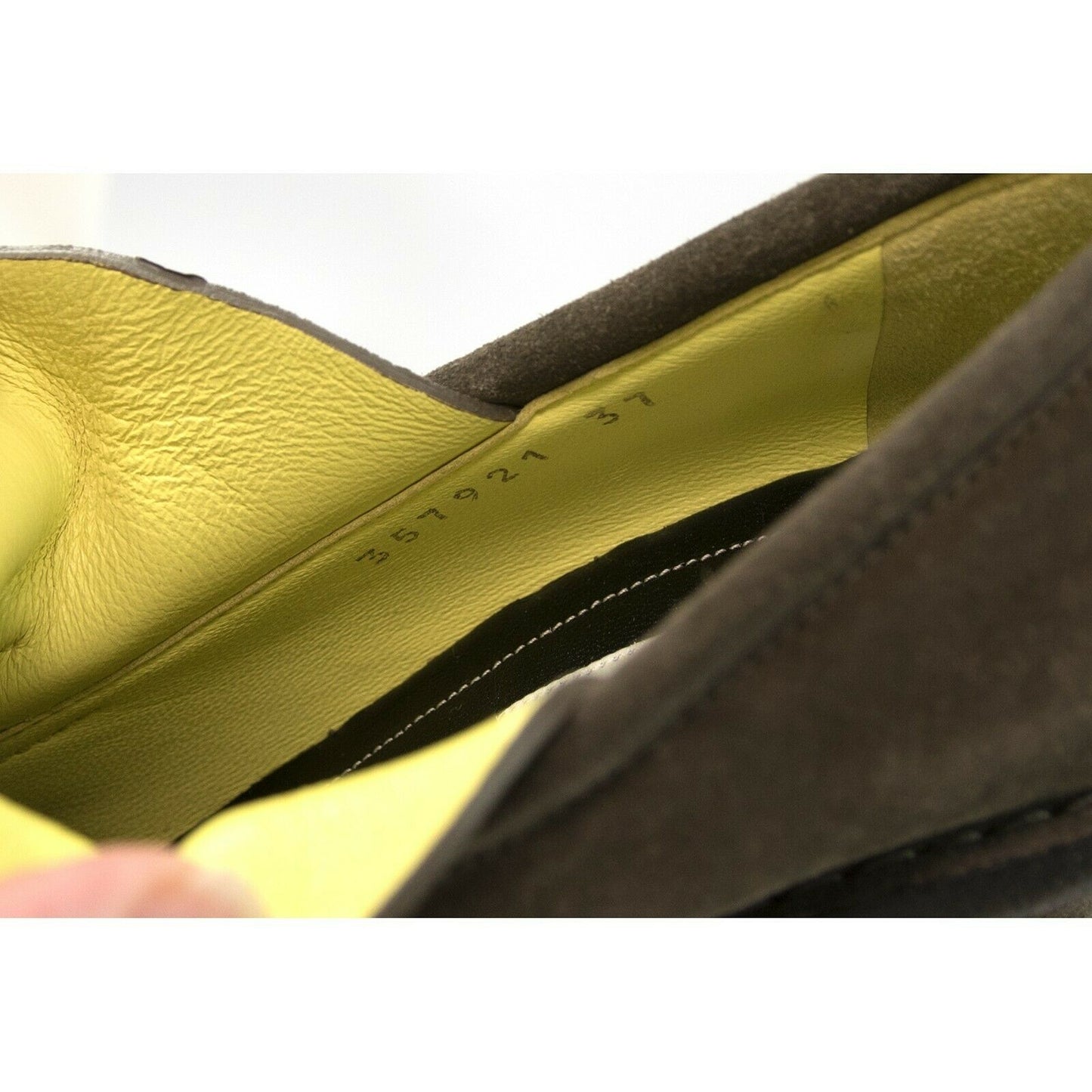 Balenciaga Cendre Suede Moccasin Loafer High Heels Size 37 NIB