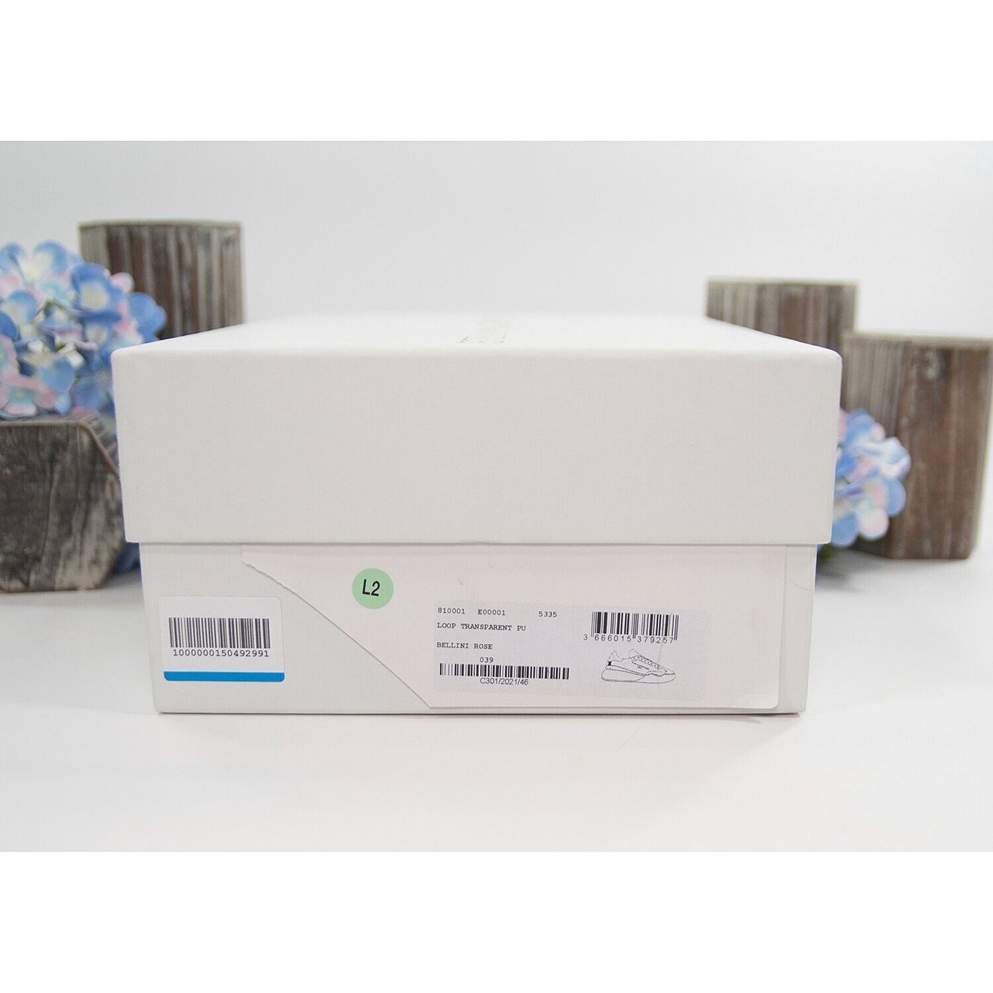 Stella McCarney Rose Pink Loop Oversize Vegan Leather Sneakers 39 NIB