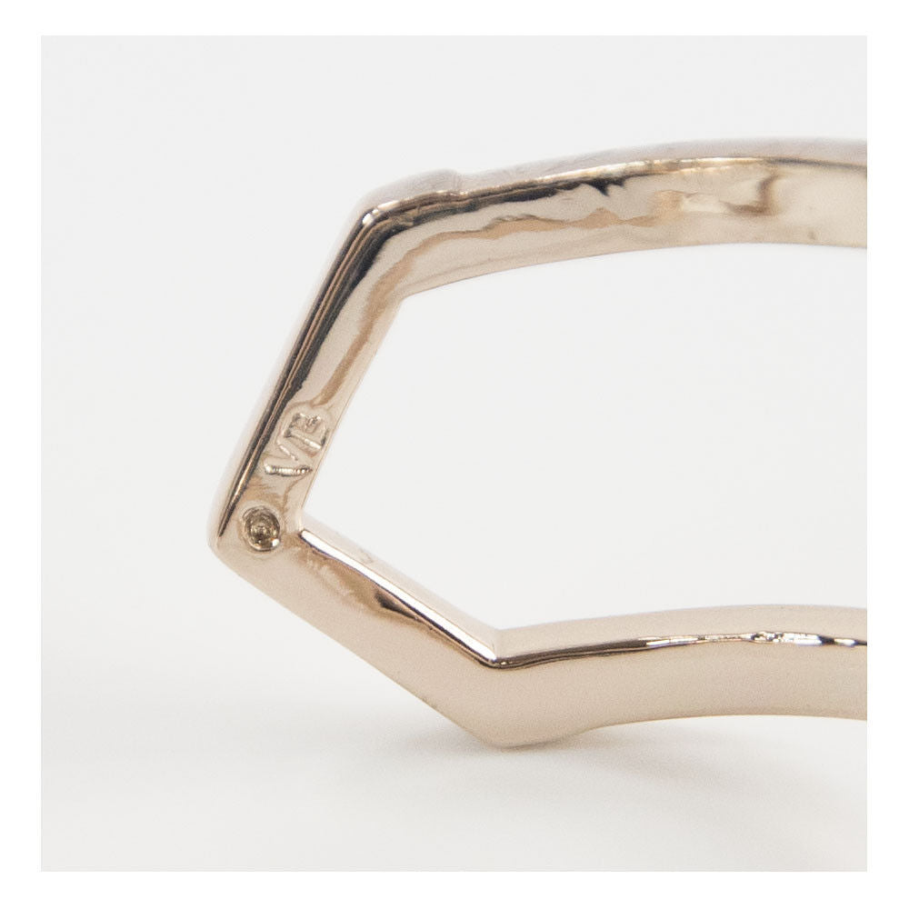 Vera Bradley Rose Gold Sparkling Crystal Chevron Open Cuff Bangle Bracelet NWT