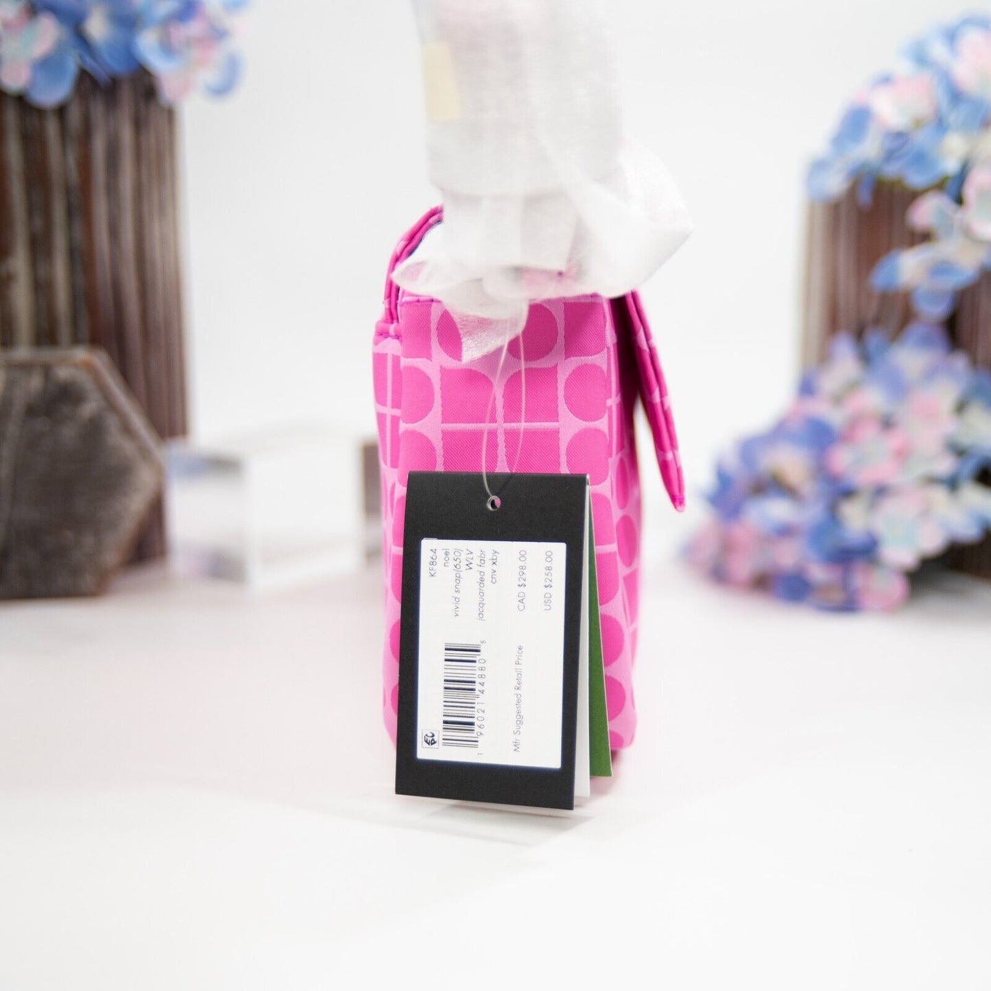 Kate Spade Vivid Snapdragon Pink Noel Convertible Shoulder Crossbody Bag NWT