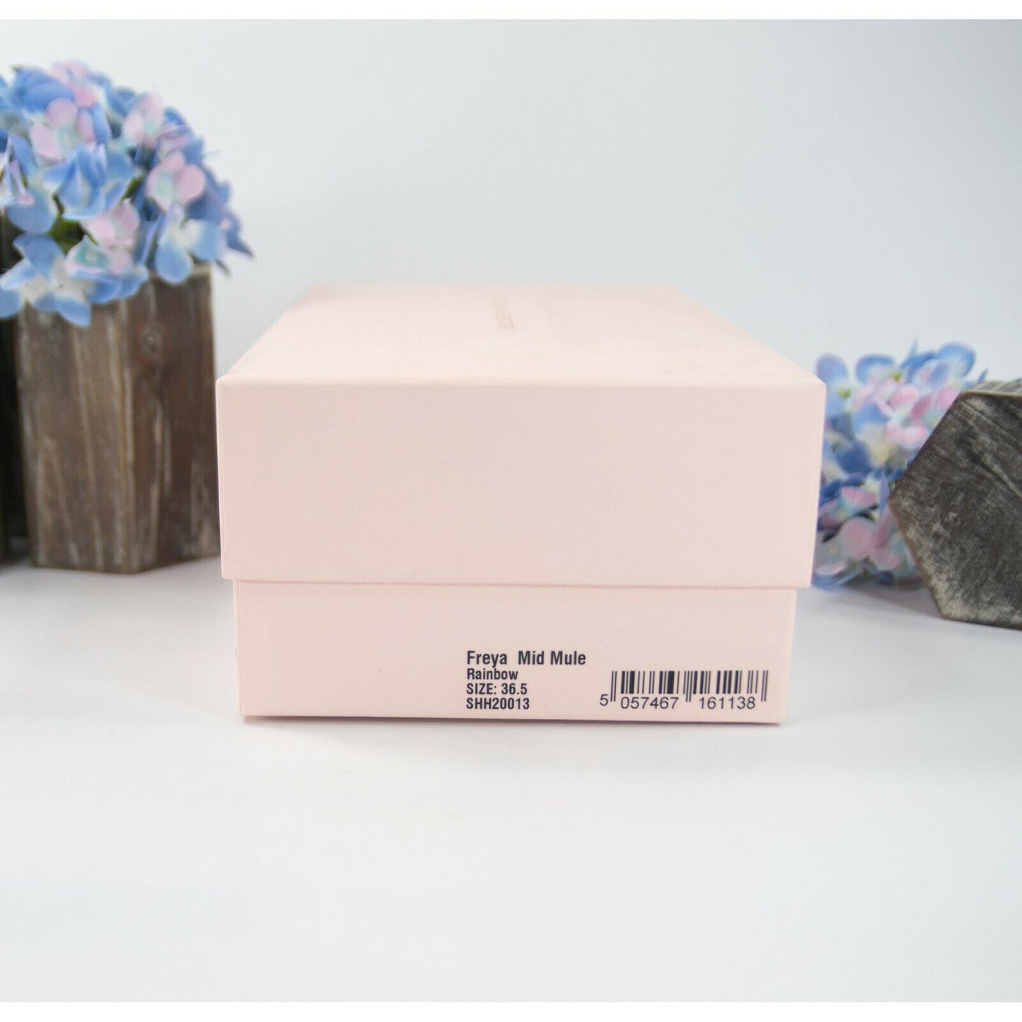 Sophia Webster Freya Rainbow Leather Mid Mules Heels Size 36.5 6.5 NIB