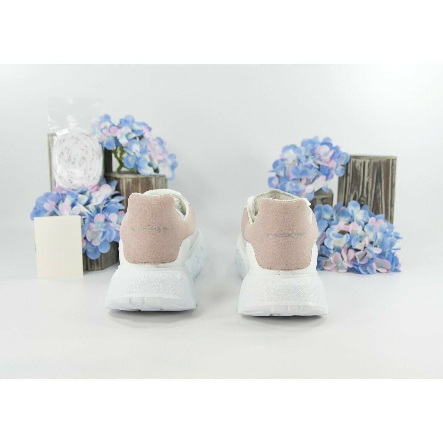 Alexander McQueen Oversized Patchouli Suede Lambskin Leather Sneakers 39 NIB