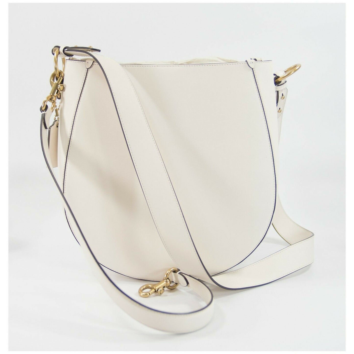 Coach Chalk Leather Maddy Glovetanned Leather Hobo Shoulder Bag 88344 $450 NWT