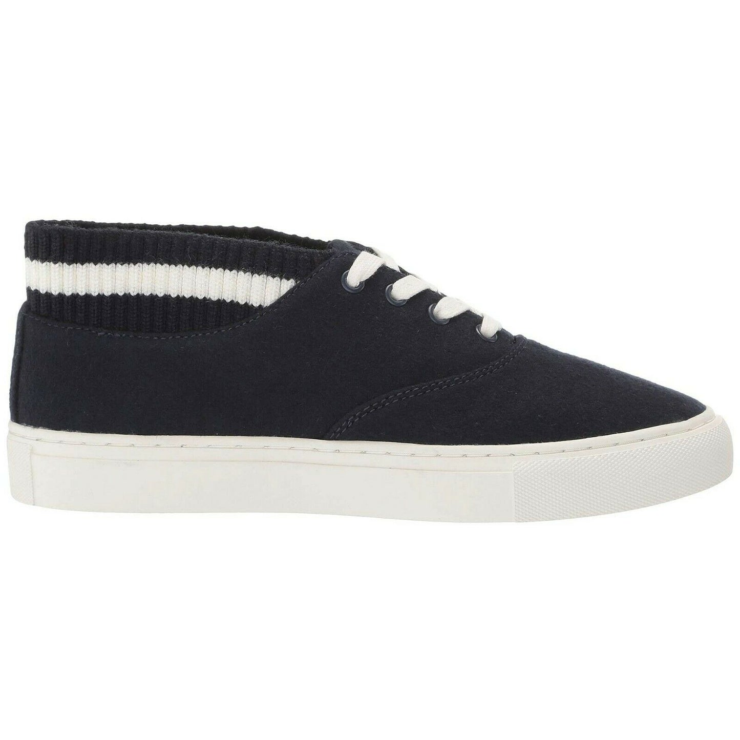Tory Burch Bright Navy Snow White Love All Hi-Top Trainer Sneaker 8 NIB