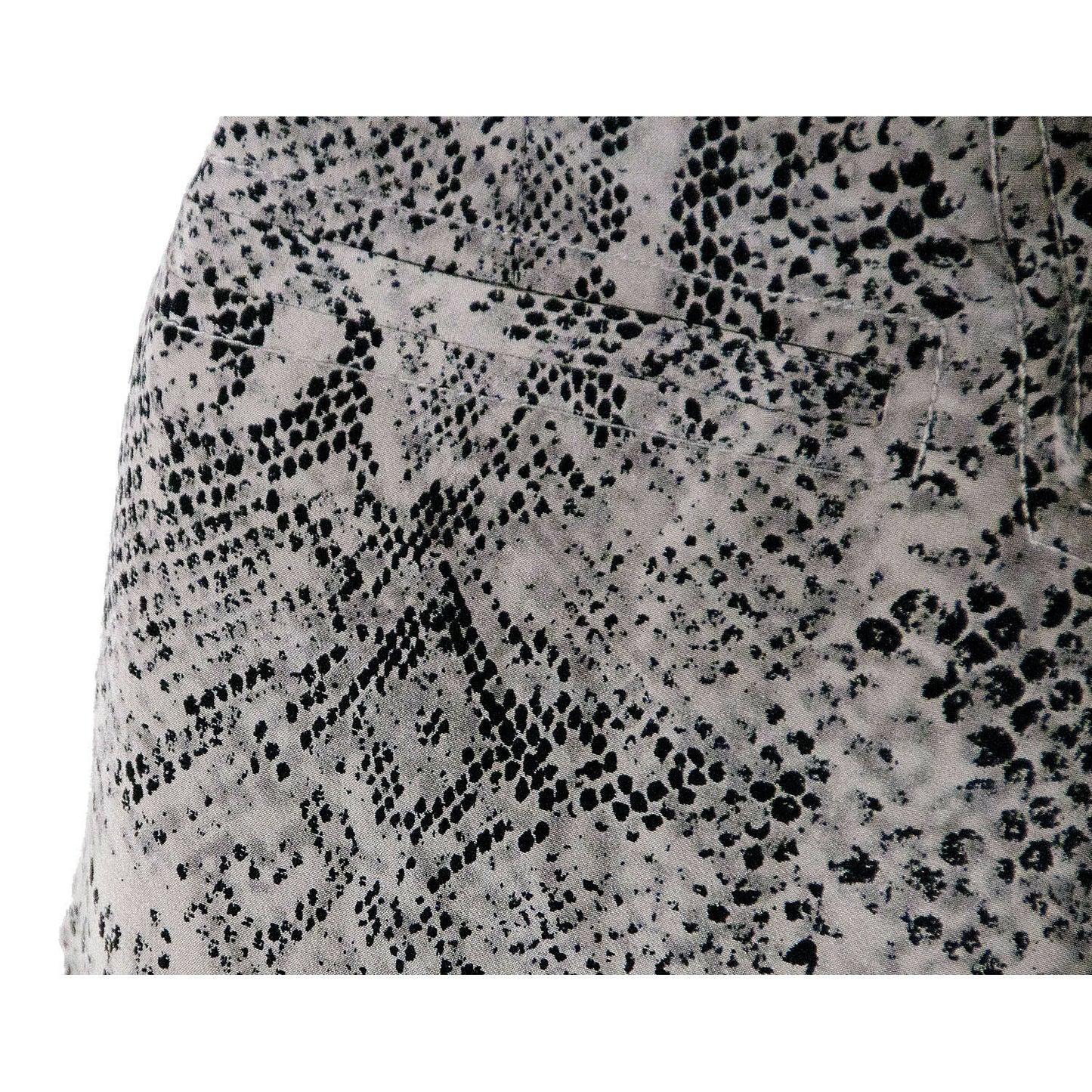 Rebecca Taylor Taupe Python Printed Swing Dress Shorts Size 4 NWT $225