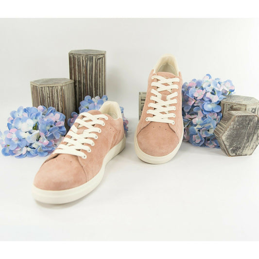 Tory Burch Howell Court Malva Pink Suede Trainer Sneaker Athletic Shoe Sz 9 NIB