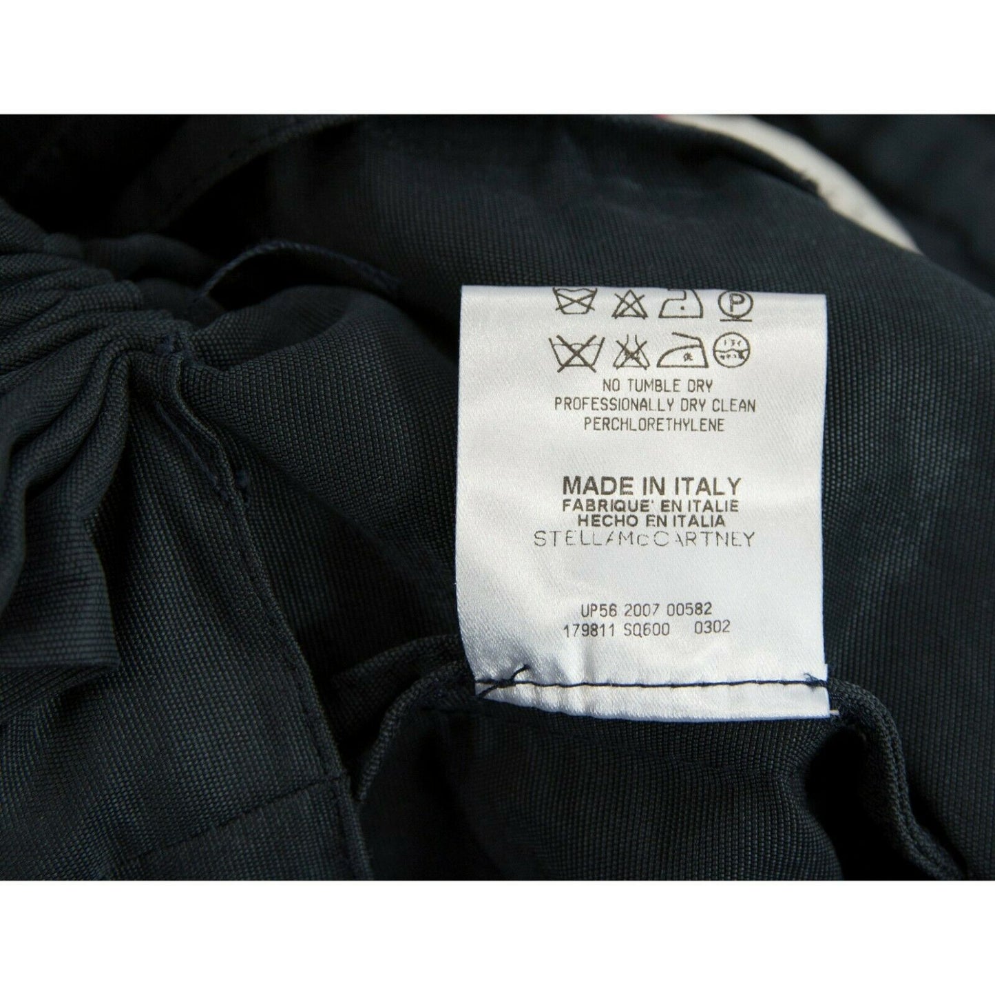 Stella McCartney Black Gathered Drawstring A-Line Skirt 40 NWT $695