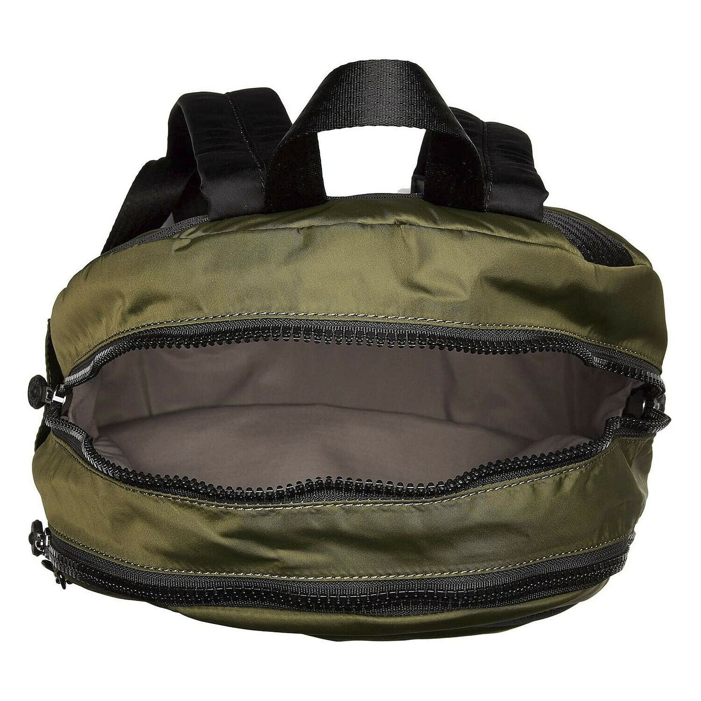Kipling Americana Jaded Green Nylon Maybel Unisex Large Logo Backpack NWT
