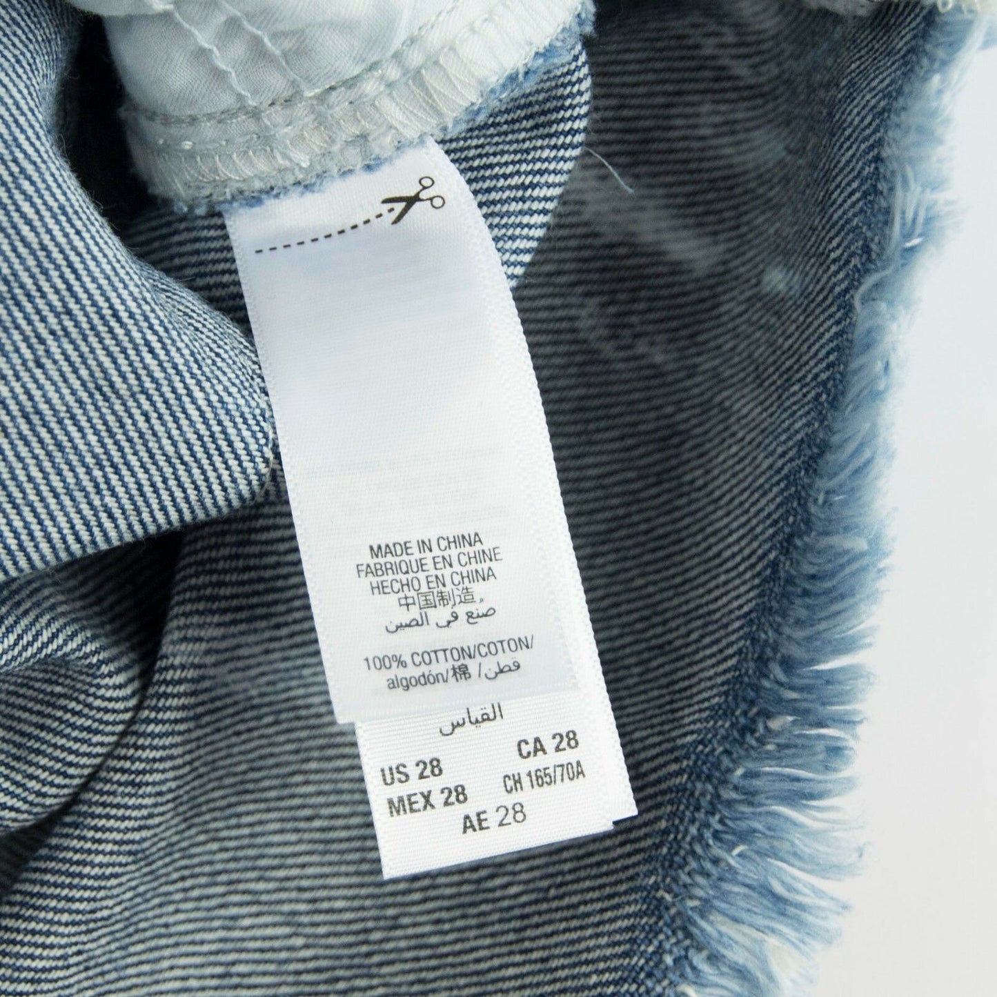 Juicy Couture Black Label Bleach Blonde Tye Dye Denim Jean Mini Skirt 28 NWT