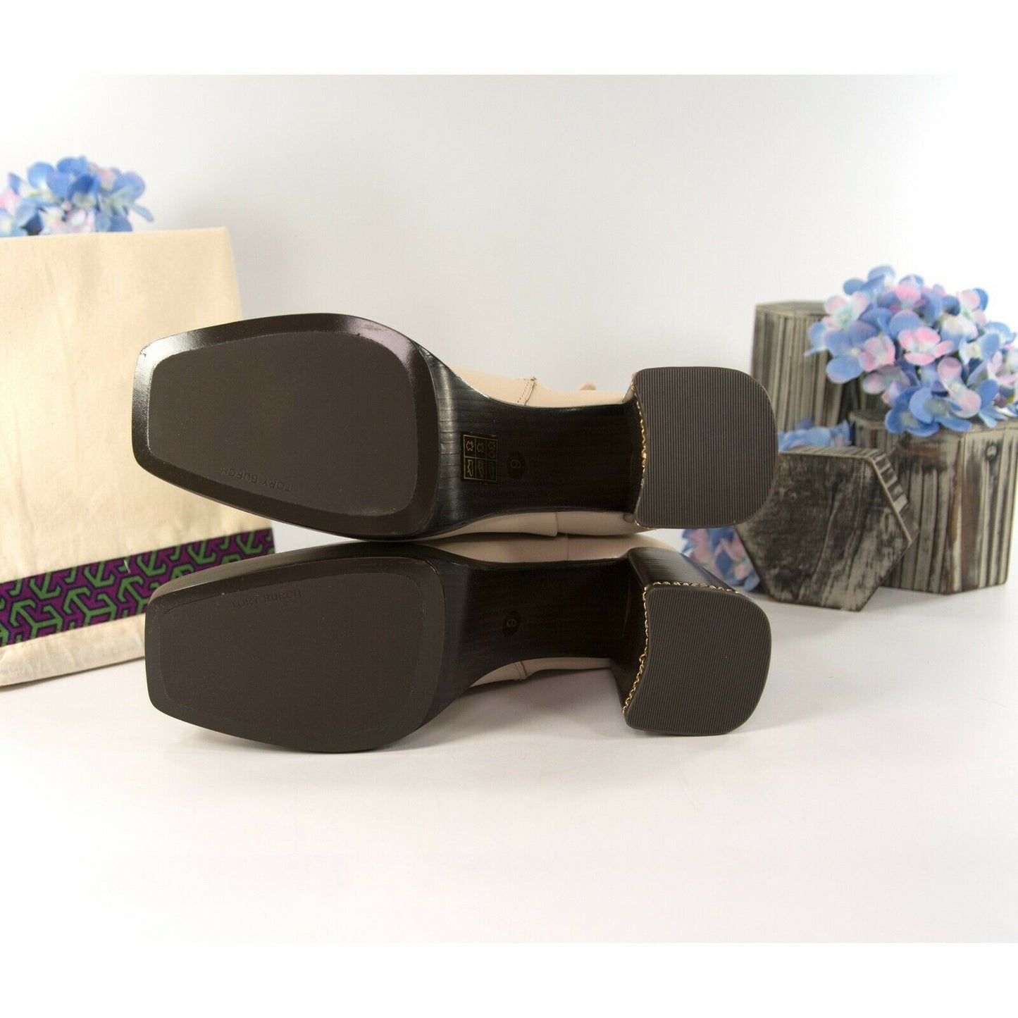 Tory Burch Ruby 90MM Dulce Du Leche Smooth Leather Bootie Boots 9 NIB