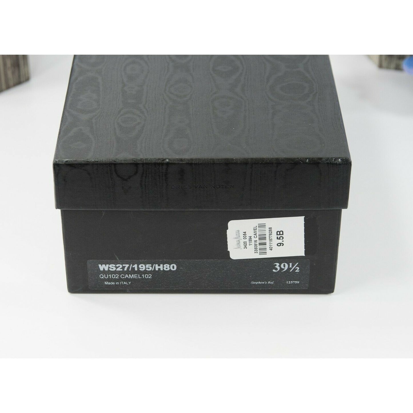 Dries Van Noten Leopard Suede Leather Heels Mules Size 39.5 NIB