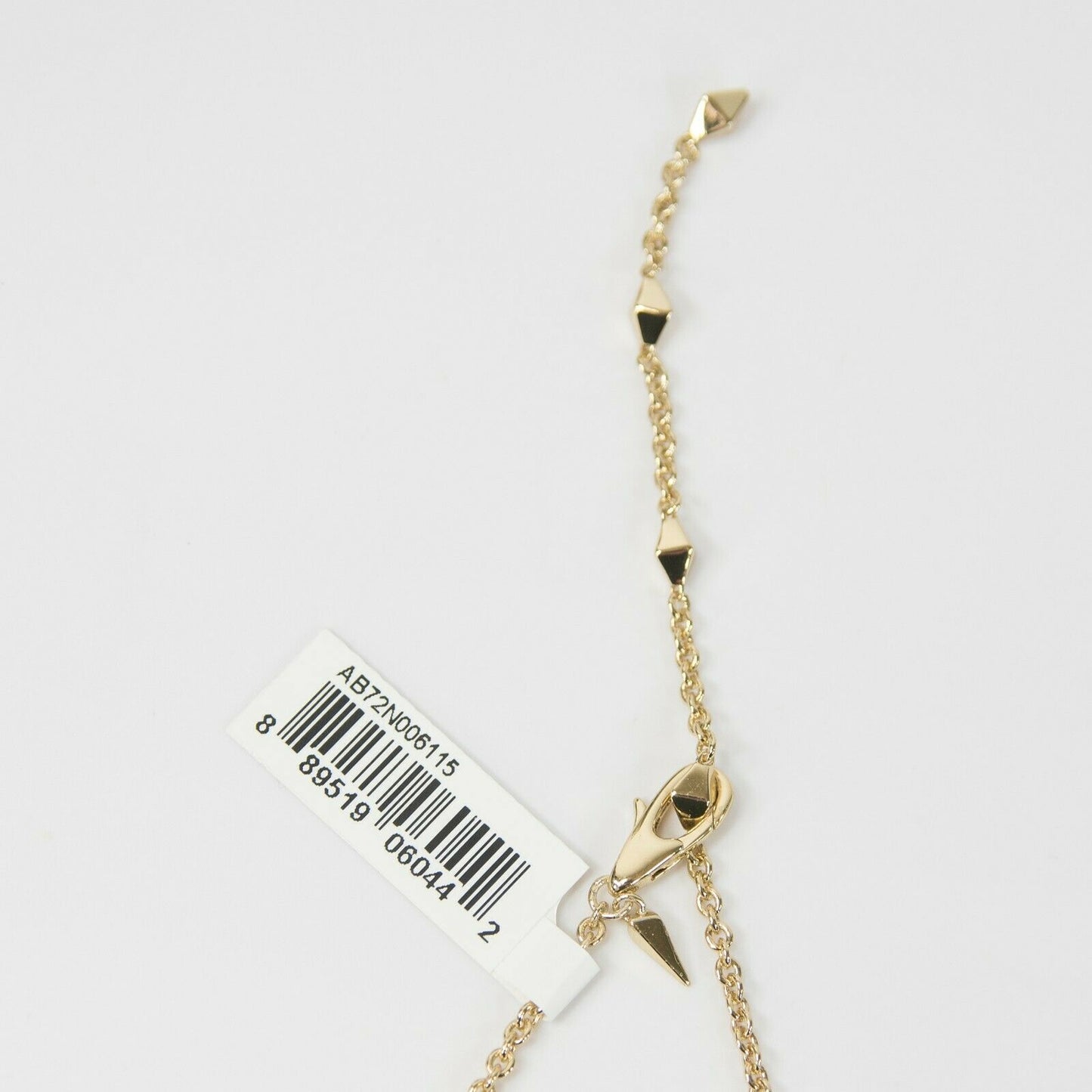 Alexis Bittar Iridescent Fan Crystal Lucite Station Statement Necklace NWT