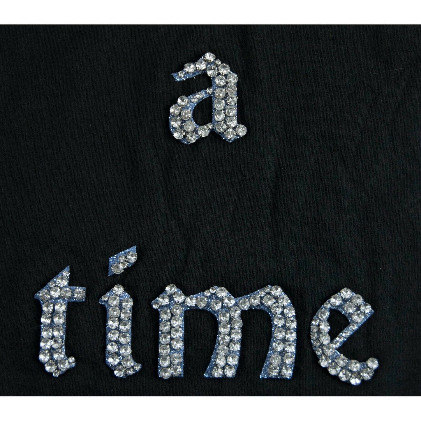 Juicy Couture Disney Crystal Once Upon A Time Beauty Beast Black T-Shirt M NWT
