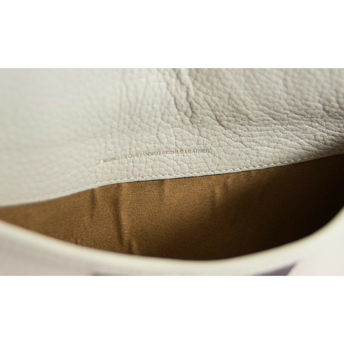 Coach Chalk Leather Emery Varsity Stripe Crossbody Shoulder Bag NWT