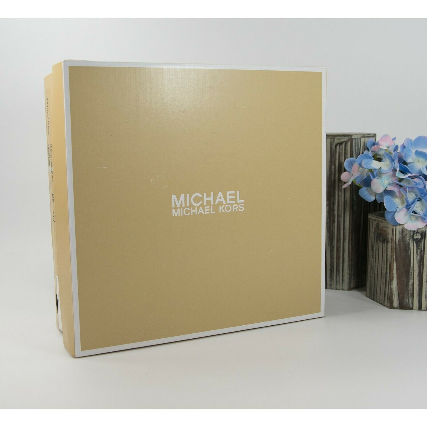 Michael Kors Amal Butterscotch Calf Hair Leather Platform Pumps 9 NIB