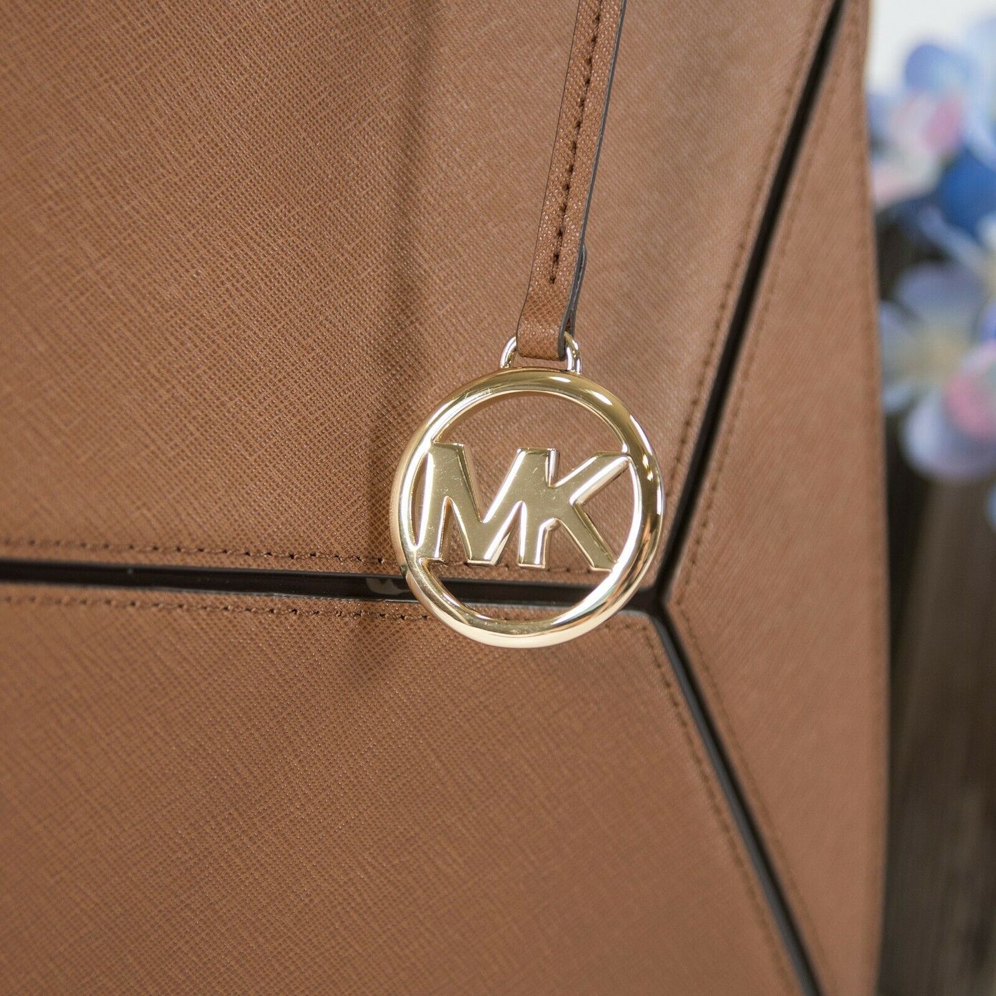 Michael Kors Jet Set Luggage Saffiano Leather Large Prism Satchel Bag NWT