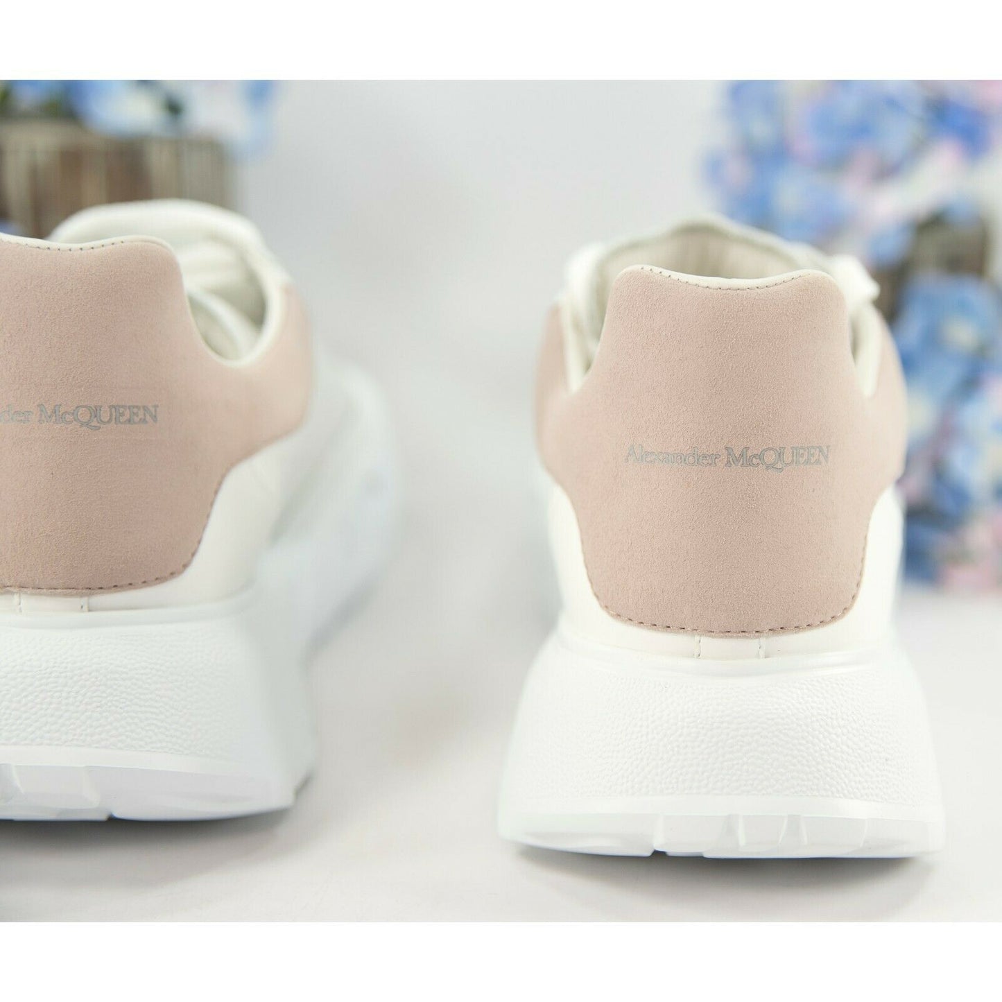 Alexander McQueen Oversized Patchouli Suede Lambskin Leather Sneakers 39 NIB