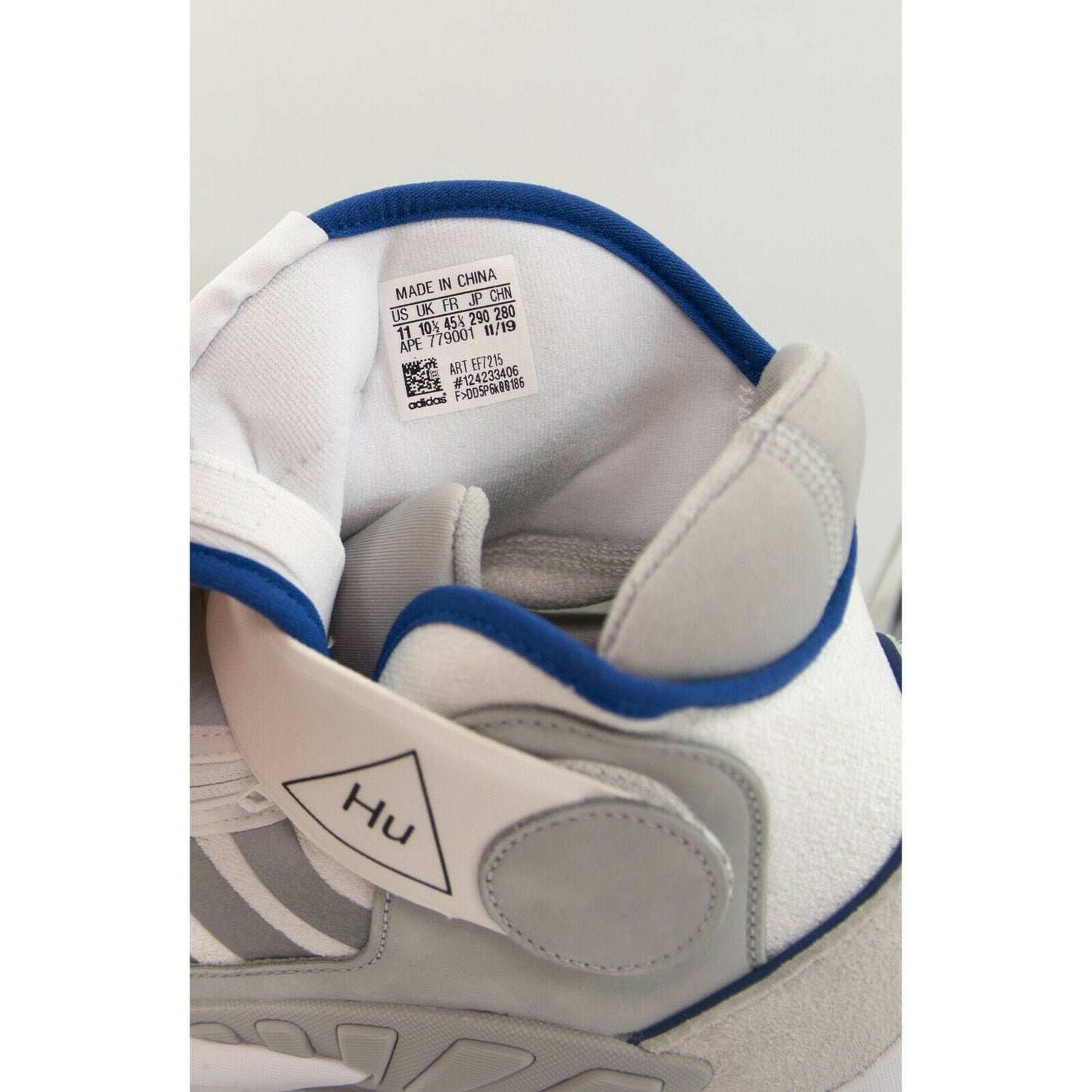 Adidas X Pharrell Williams Blue White Crazy BYW HU Basketball Shoes Mens 11 NIB