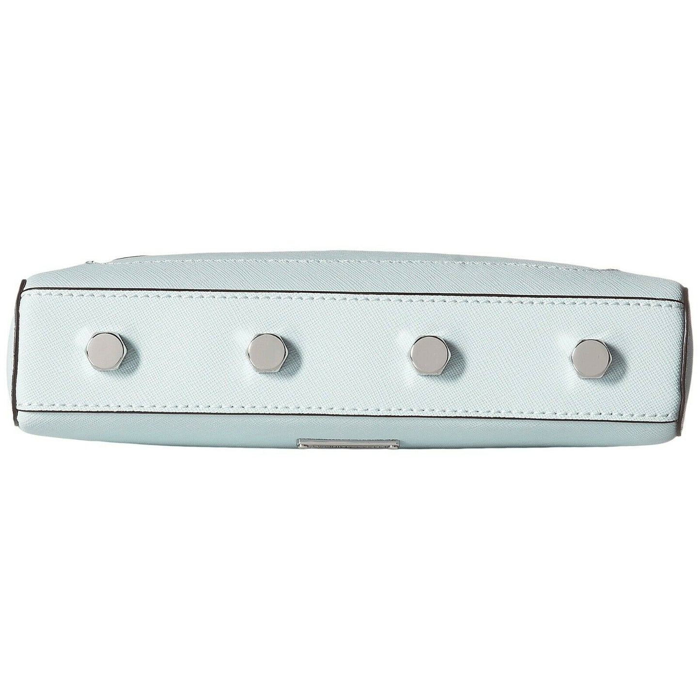 Rebecca Minkoff Avery Blue Saffiano Leather Crossbody Convertible Clutch Bag