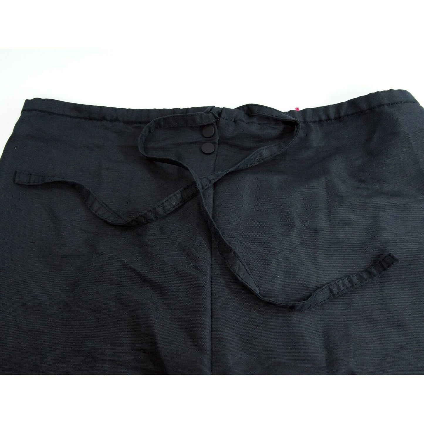 Stella McCartney Black Gathered Drawstring A-Line Skirt 40 NWT $695