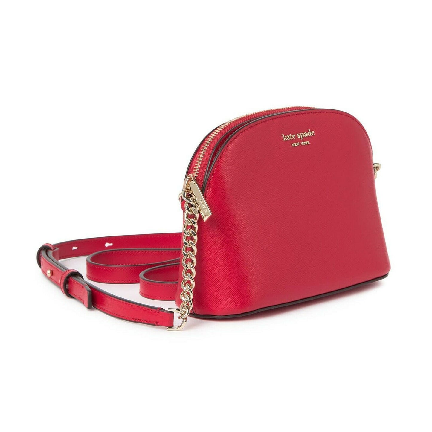 Kate Spade Spencer Hot Chili Leather Small Dome Crossbody Bag NWOT