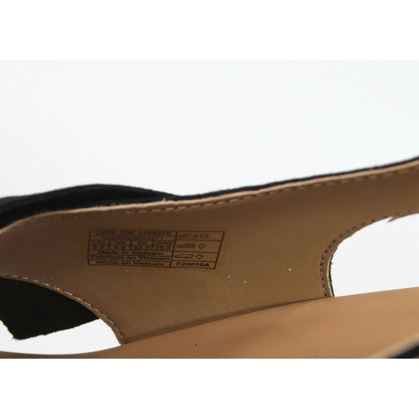 Ugg Camilla Black Suede Bow Front Wedge Heels Sz 8.5 NIB