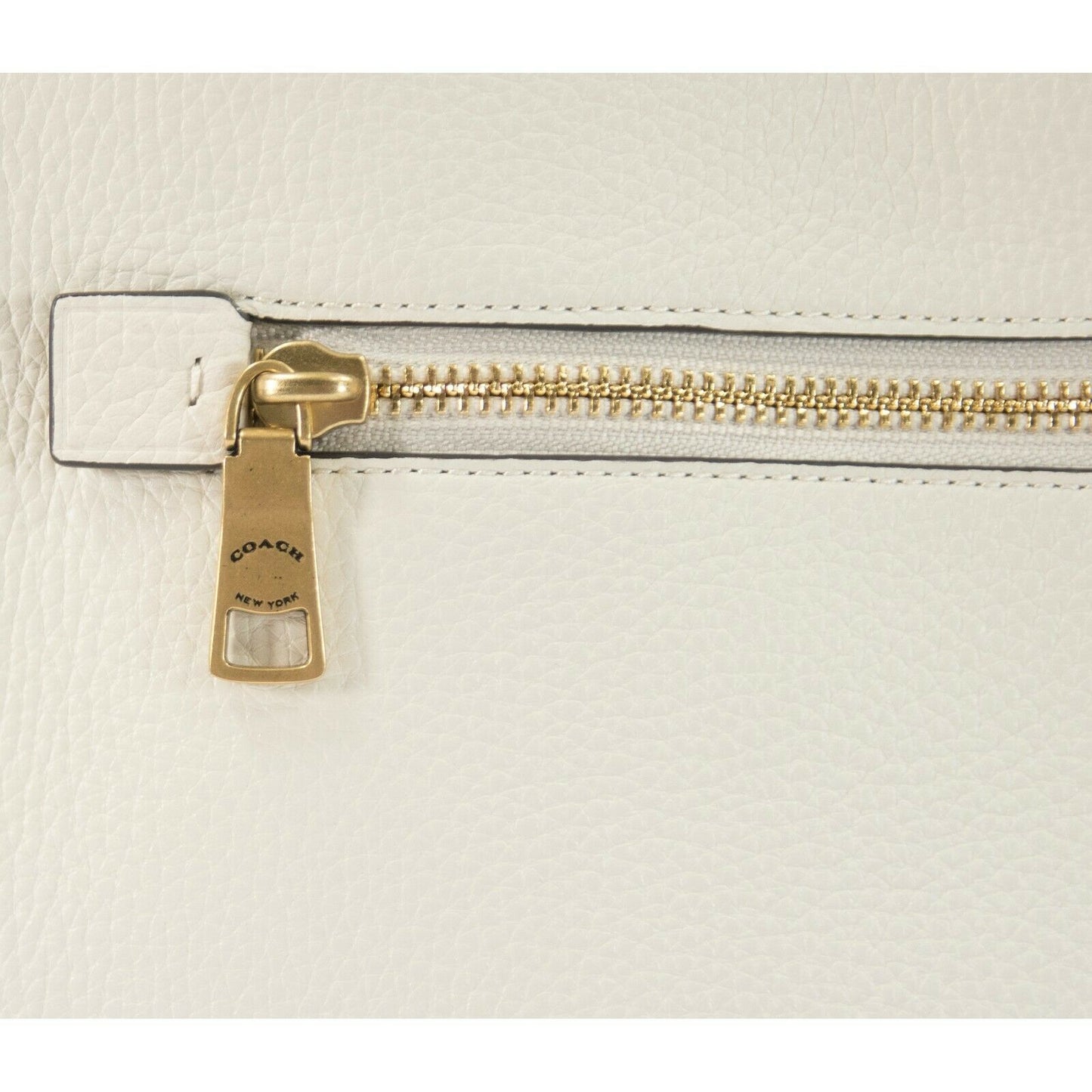 Coach Chalk Leather Emery Varsity Stripe Crossbody Shoulder Bag NWT