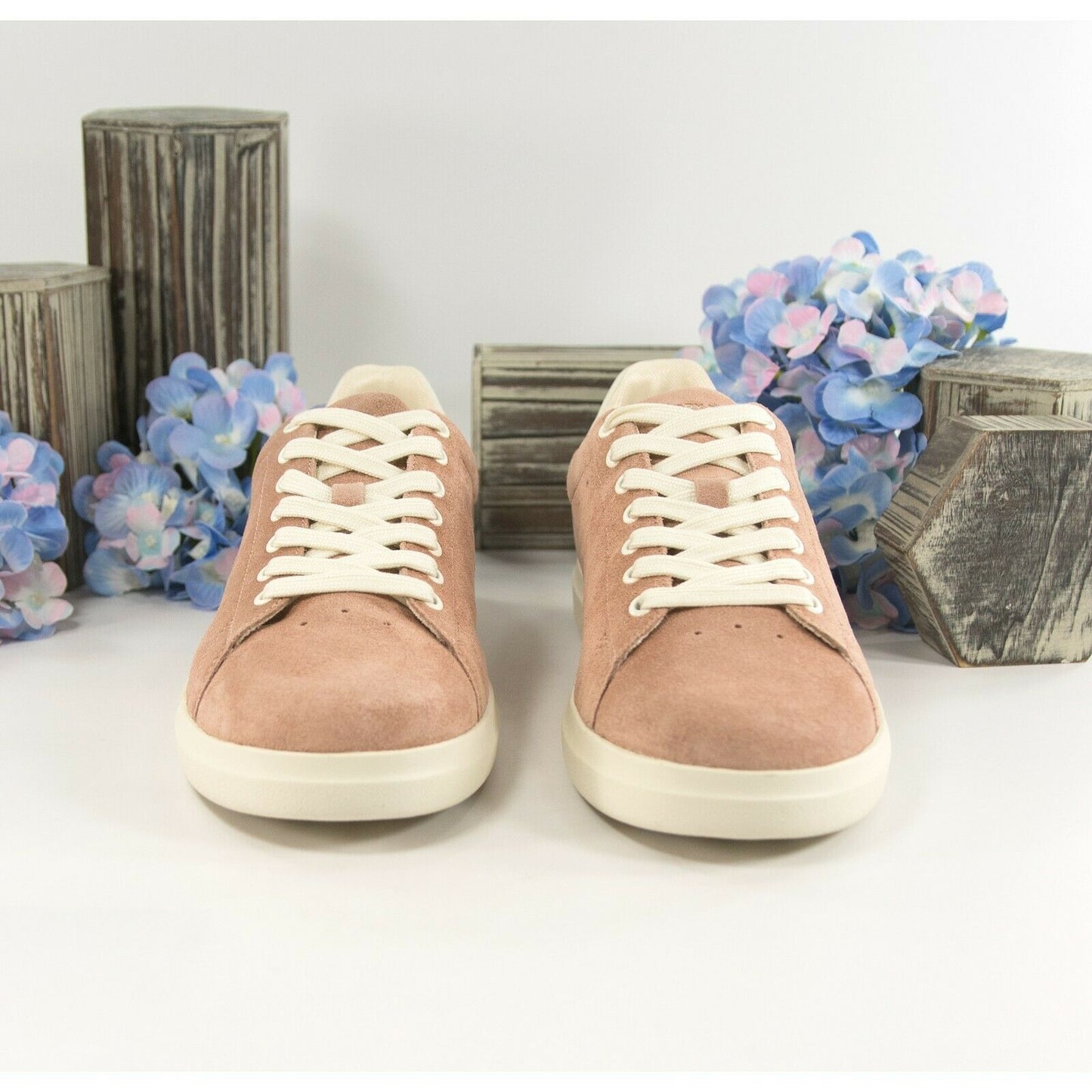 Tory Burch Howell Court Malva Pink Suede Trainer Sneaker Athletic Shoe Sz 9 NIB