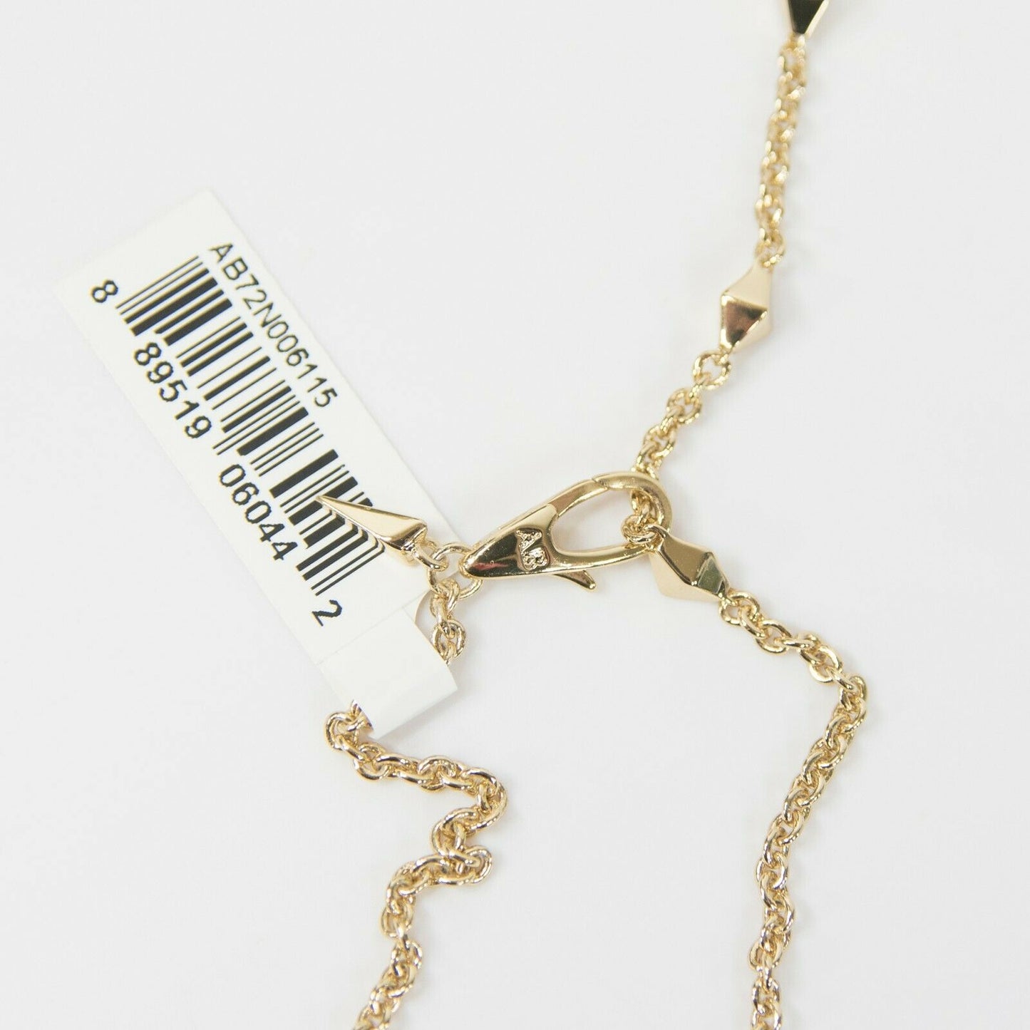 Alexis Bittar Iridescent Fan Crystal Lucite Station Statement Necklace NWT